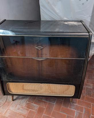 Mobile giradischi radio Lumophone antiquariato