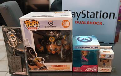 OVERWATCH GOTY PS4 o XBox One+3Figures+Portachiavi