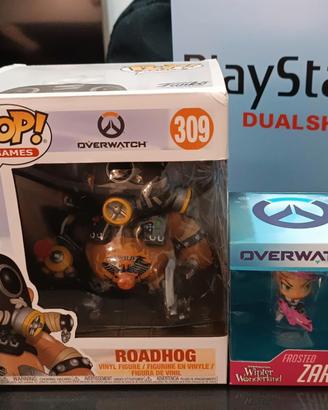 OVERWATCH GOTY PS4 o XBox One+3Figures+Portachiavi