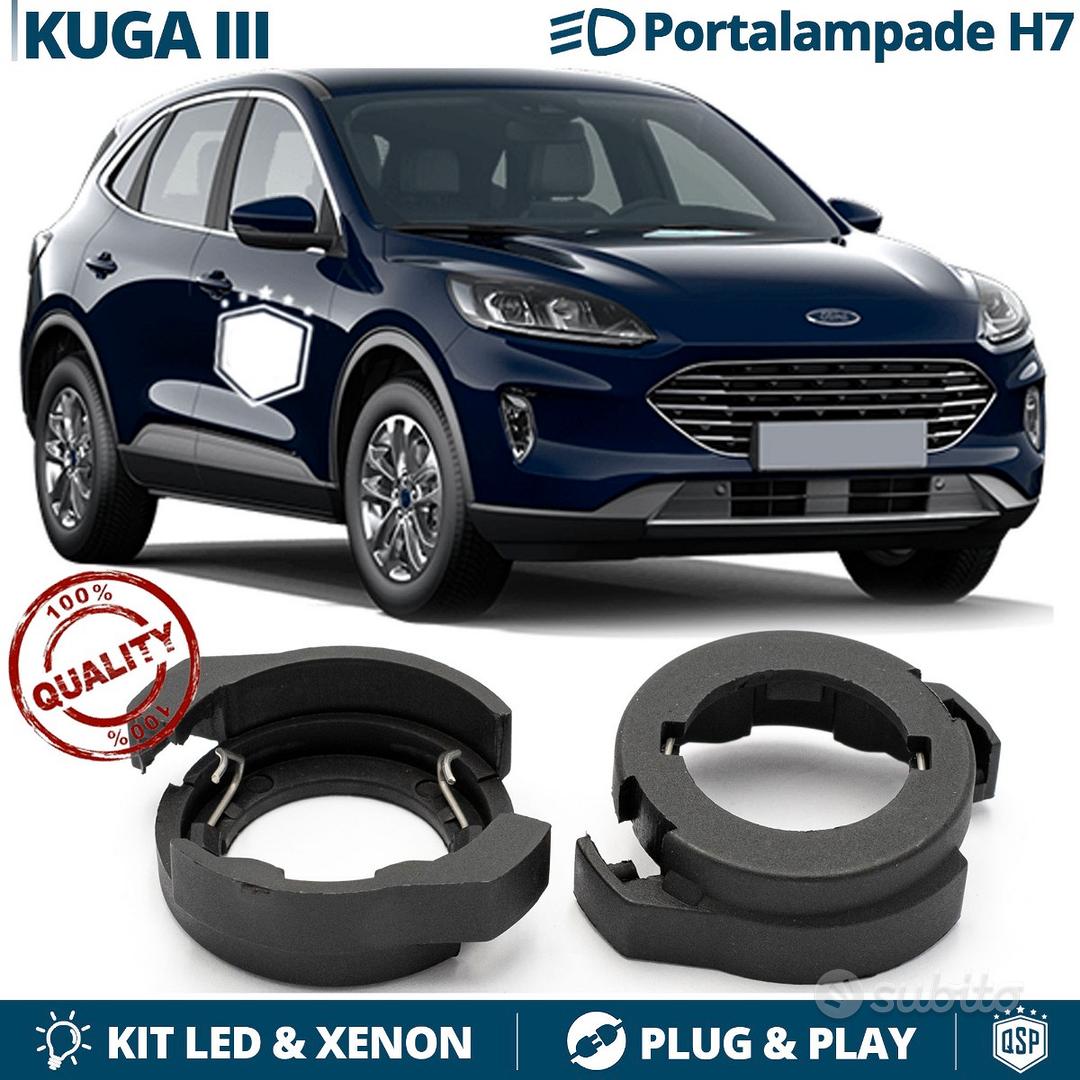 2 Portalampada LED H1 Per Ford Focus - Supporto Per Abbagliante Con Adattatore E Clip Di Fissaggio - Foto 7