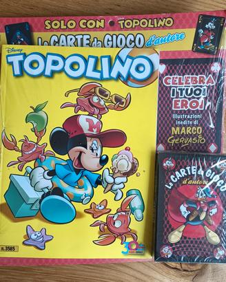 Topolino #3585-3586 + Carte Gervasio