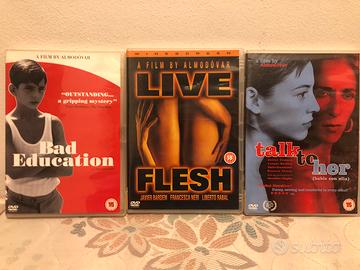 3 film Pedro Almodovar DVD (lingua originale)