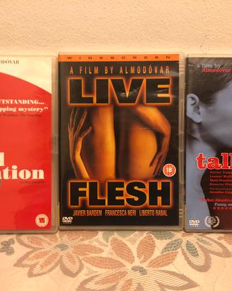 3 film Pedro Almodovar DVD (lingua originale)