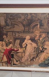 Antico Arazzo realizzato su tela 