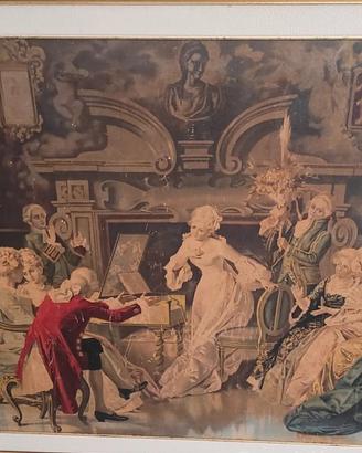 Antico Arazzo realizzato su tela 