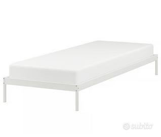 Struttura letto bianco 90x200 cm