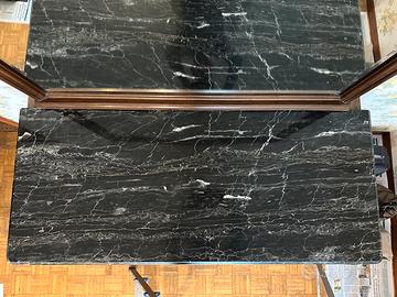 LASTRA MARMO antico NERO PORTORO 130 x 55 cm