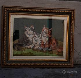 Quadro in tela vintage