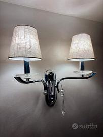 Applique moderne + lampadario coordinato