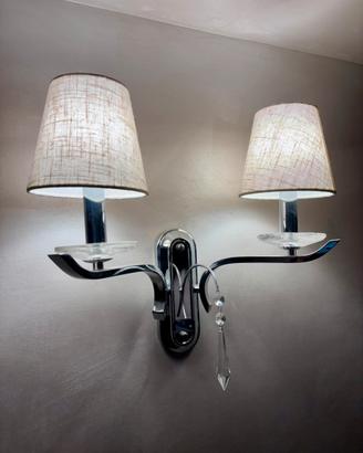 Applique moderne + lampadario coordinato