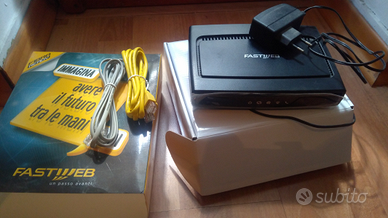 Modem router wifi fibra + modem adsl