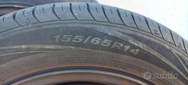 cerchi con gomme 155/65 r14