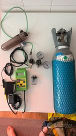 Impianto co2 completo com bombola da ricaricare.