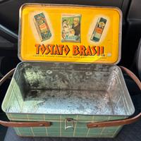 Scatola latta vintage dolci orzo bimbo Vicenza