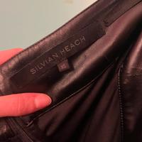 Gonna ecopelle nera donna TG XS