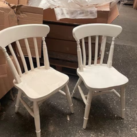 2 Sedie Old America Laccate Bianco opaco