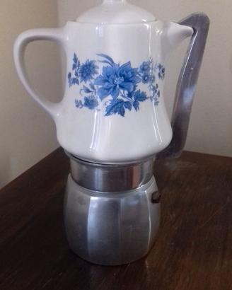 Caffettiera/moka in ceramica con beccuccio