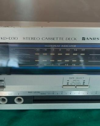 JVC KD-D30 Stereo Cassette Deck Recorder ANRS