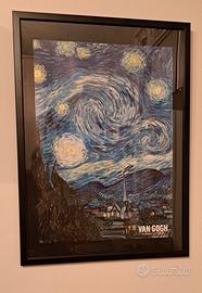 Poster con cornice “La notte stellata “