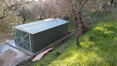 Box auto garage lamiera 360x600cm – 21,6mq