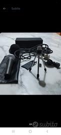 microfono shure sm58 con cavo e custodia