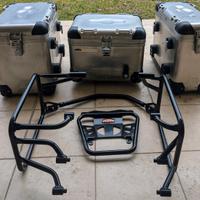 Set Bauletto e valigie laterali per moto KTM