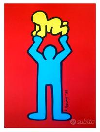 litografia Keith Haring