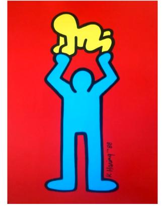 litografia Keith Haring