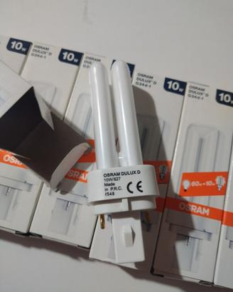 8 Lampadine OSRAM DULUX D 10W G24d-1