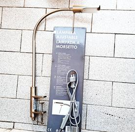 Lampada a morsetto Nuova con lampada da 25 w  comp