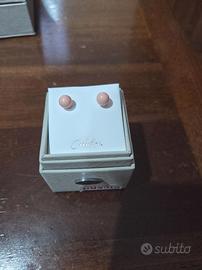 Orecchini Miluna Perle Corallo Rosa