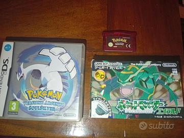 Lotto Pokémon Smeraldo Giapppo Rubino Soul Silver