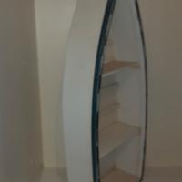 portaoggetti in legno da muro da appendere