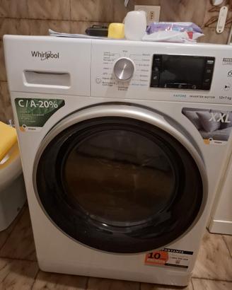 Lavasciuga lavatrice/asciugatrice whirpool 10 kg