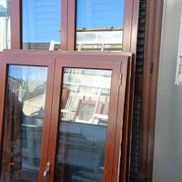 Infissi usati alluminio eff.legno