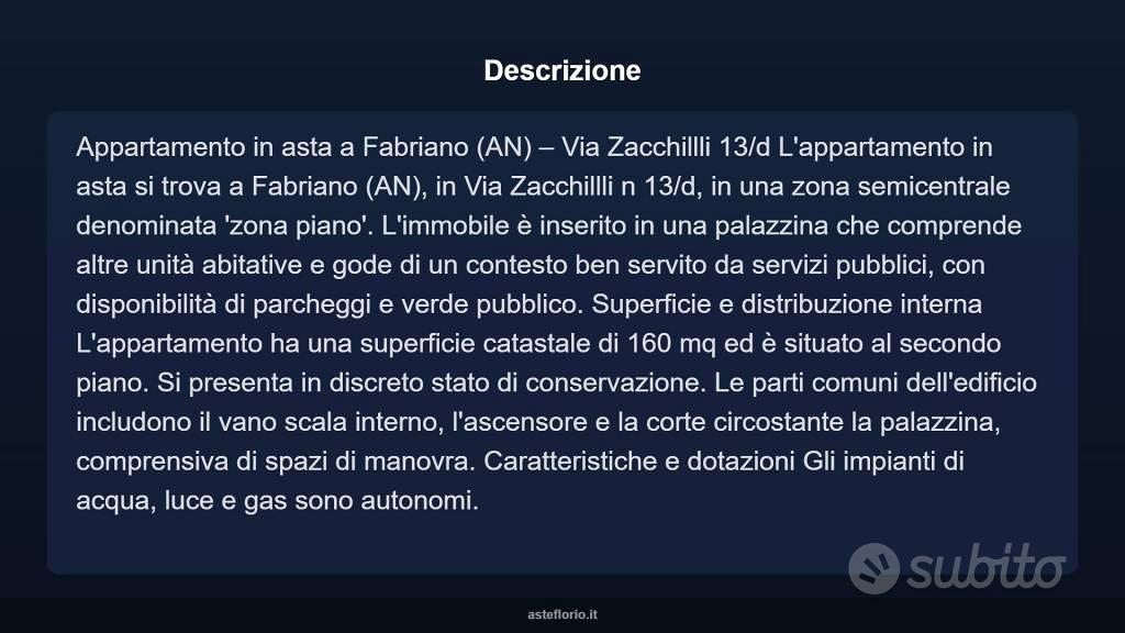 Appartamento – Fabriano, Piano, Ancona - Vista 3