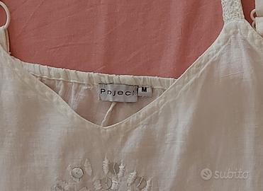 vestitino prendisole BIANCO