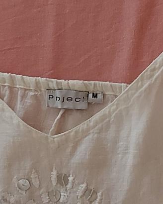 vestitino prendisole BIANCO