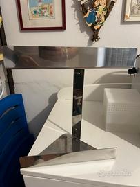 Ripiano porta sapone per doccia in acciaio inox