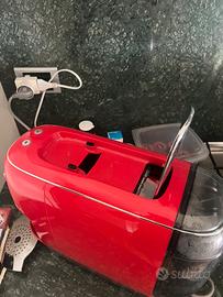 Macchiba caffe SMEG a modo mio rossa