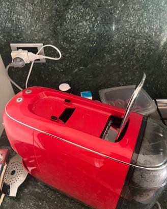 Macchiba caffe SMEG a modo mio rossa