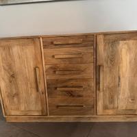 credenza in legno di mango