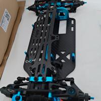 Auto elettrica 1:10 telaio carbonio ed Ergal TT01