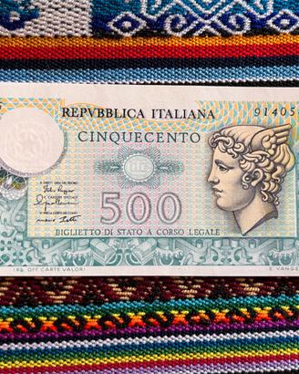 Banconota da lire 500 Mercurio
