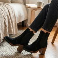 Stivaletti Fabi in camoscio nero - N.36 (pagati 27