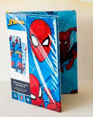 Lenzuola letto singolo Spider Man