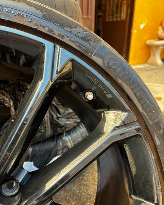 4 cerchi originali da 21 e gomme audi q3 e rsq3