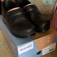 Scarpe zoccoli Dansko neri numero 38 in pelle