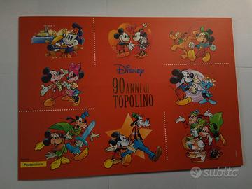 Folder 90 Anni di Topolino 8 Tessere Filateliche 
