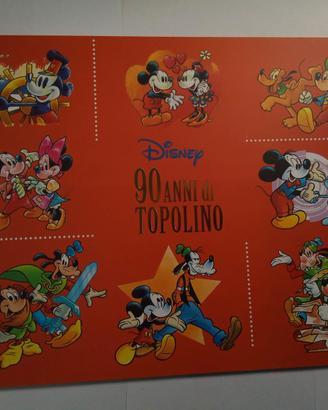 Folder 90 Anni di Topolino 8 Tessere Filateliche 